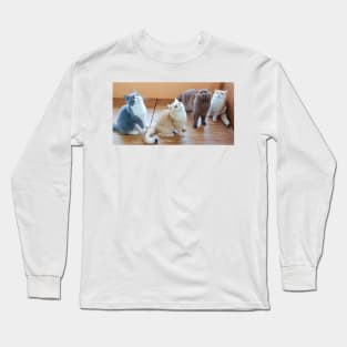 The cute cats gangs Long Sleeve T-Shirt